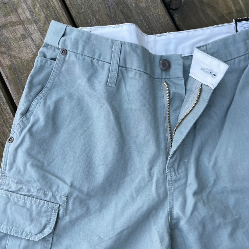 - NWT Walls workwear Green Cargo Shorts Mens Small - Picture 5 of 13